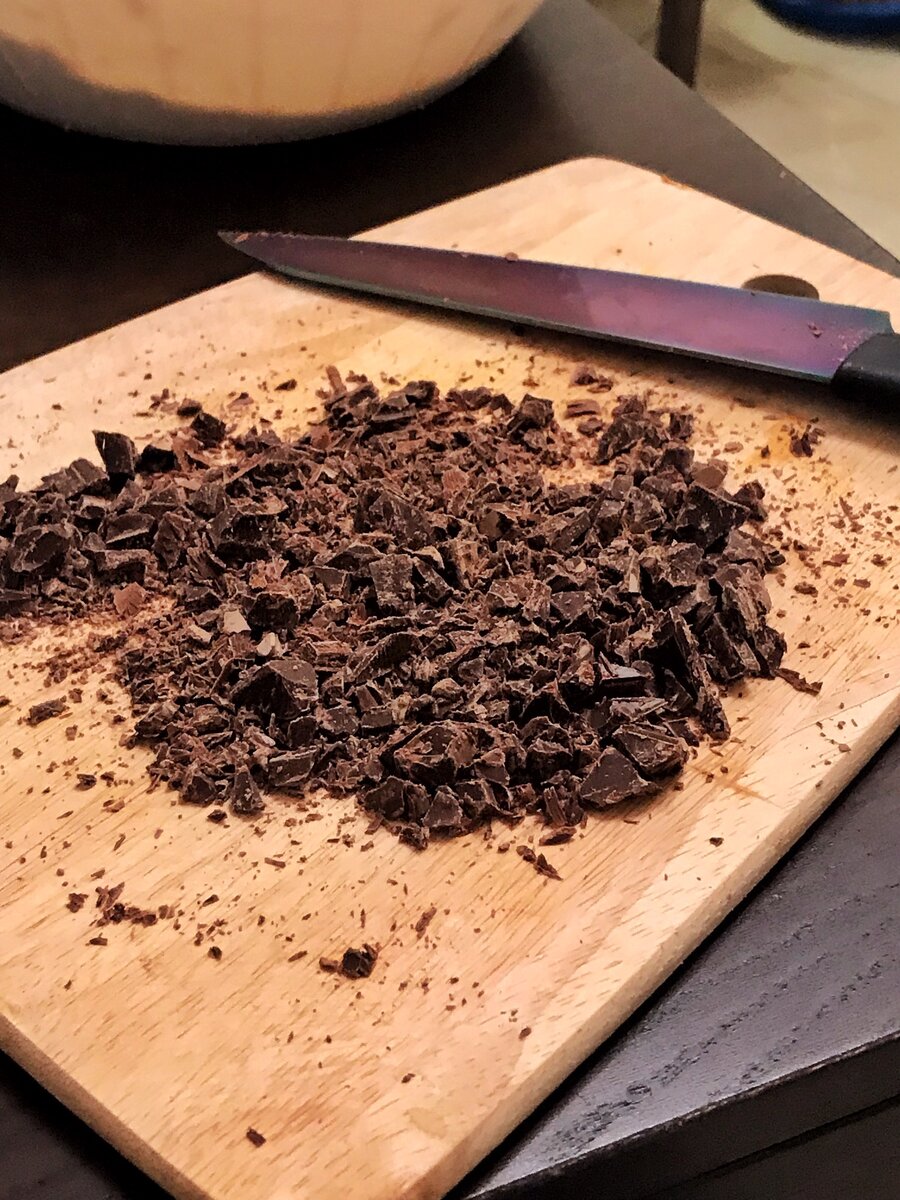 Тот самый тёмный шоколад для печенья