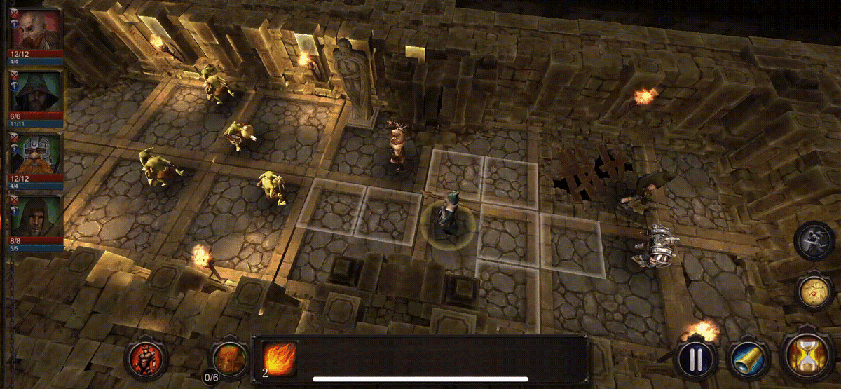 Геймплей мобильной игры Arcane Quest 3 (Gif-анимация)