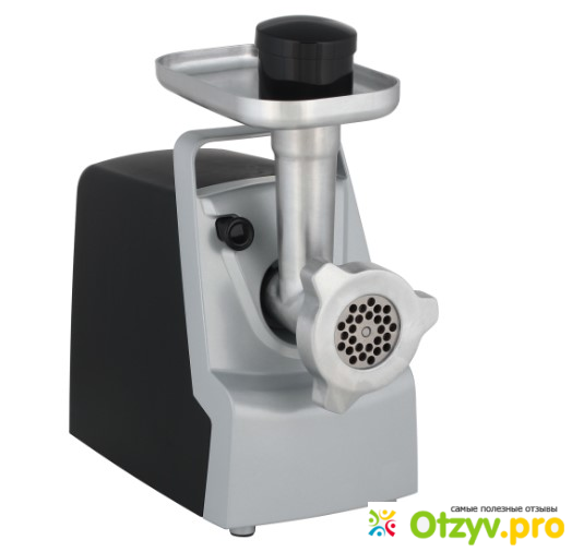 У этой модели достаточно интересный дизайн: пластиковый корпус может быть выполнен в двухцветном серебристо-черном исполнении, при этом фронтальная панель выполнена металлической. Еще интересный момент: дизайнеры предусмотрели специальную ручку для переноски агрегата.Moulinex ME 546810имеет достаточно высокую мощность: рабочая мощность 650 Вт, а в случаях, если твердые куски задерживают вращение ножей, то электромотор может выдавать мощность до 2200 Вт. Заявленной мощности хватит, чтобы за минуту перемолоть до 4,1 кг мяса.