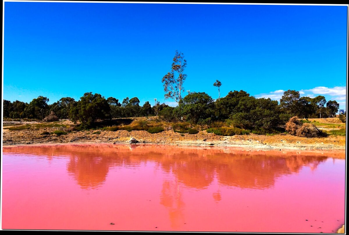 Озеро Хиллиер (Lake hillier), Австралия