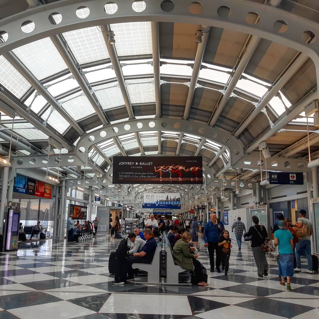 Аэропорт Чикаго О'Хара сегодня.