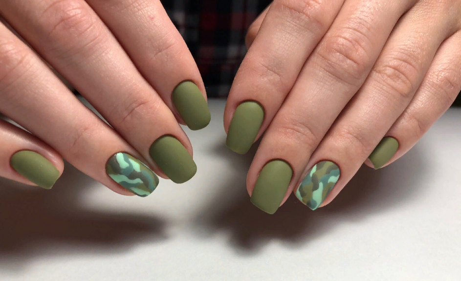 Традиционная фоточка свежей работы :) "Камуфляж". Красота - хоть в армию иди