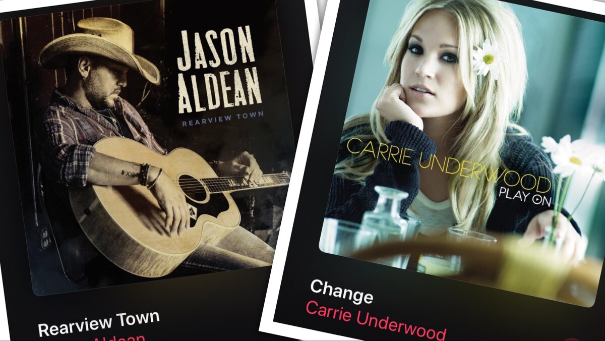 На примере этих двух треков