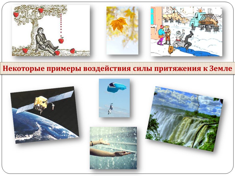 Сила тяжести в жизни. Примеры силы тяготения. Сила притяжения примеры. Сила тяжести примеры. Сила тяжести в природе примеры.
