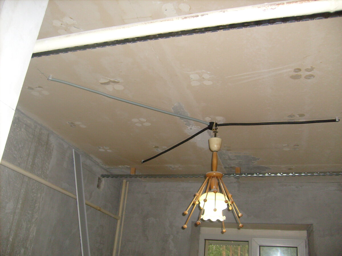 Проводка для точечных светильников.