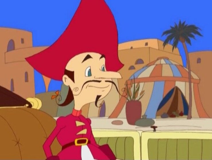 здесь и далее кадры из мультфильма "Новые, никому не известные, приключения барона Мюнхгаузена", Студия Продюсерского Кино, 2007 -2012, режиссер Сергей Антонов, сценарий Александр Тимофеевский, композитор Иван Урюпин 