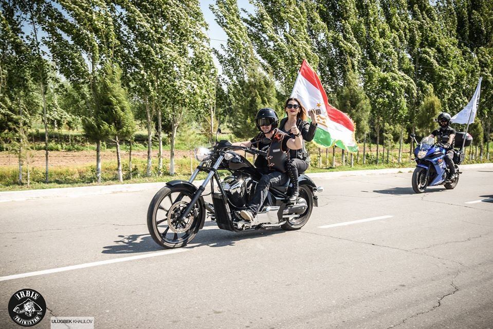 Открытие мотосезона в Душанбе, 05.05.2018 года. фото из архива Фархода Калонова