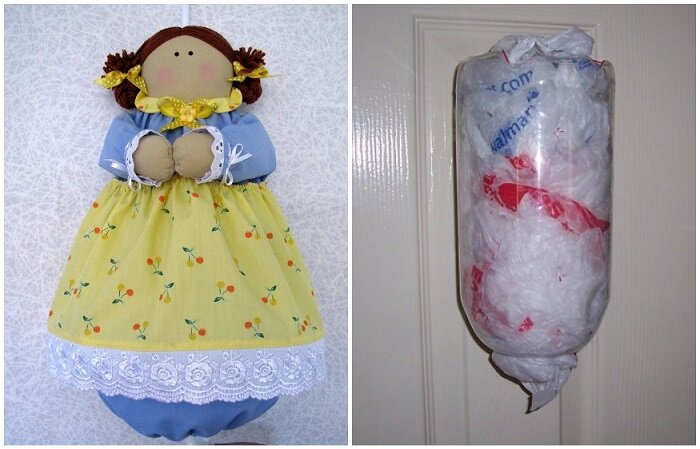 Как хранить пакеты на кухне.