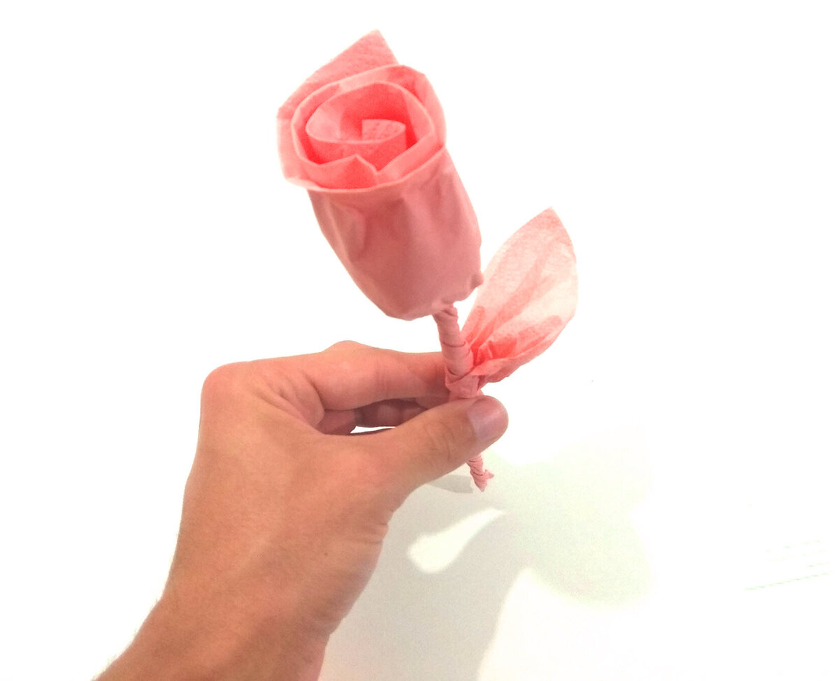 1. Розовая роза