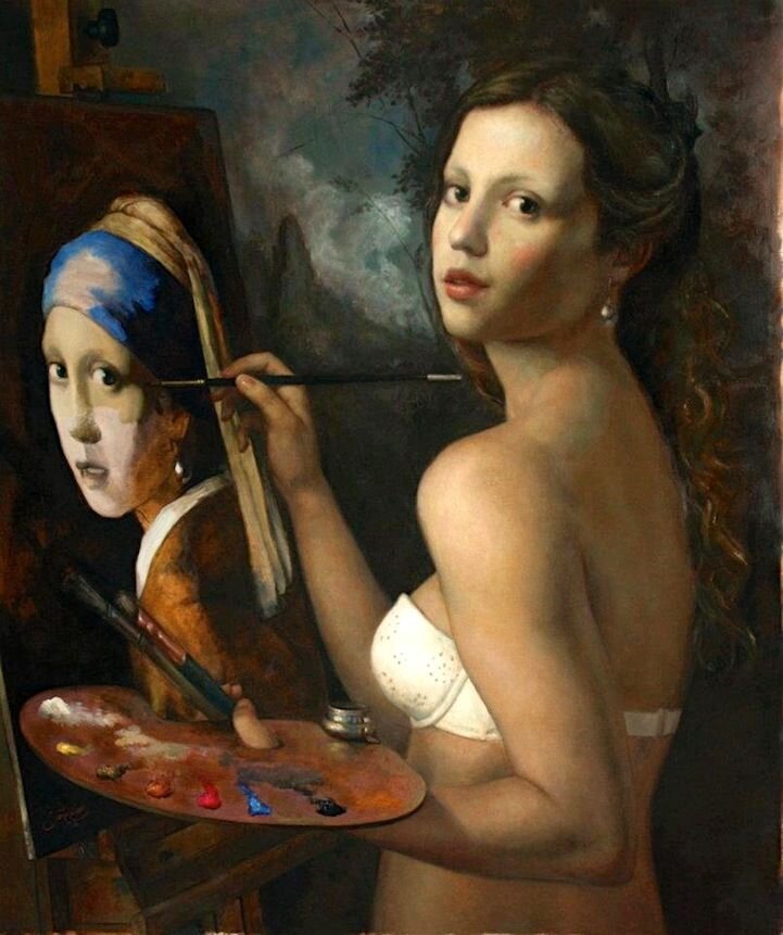 Cesar Santos художник картины.