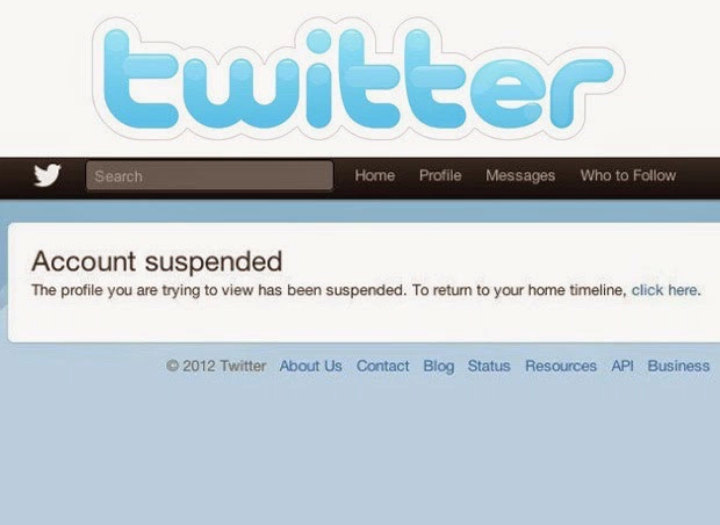 Twitter account. Suspend. Гейкид в Твиттере. Account suspended. Messages profile