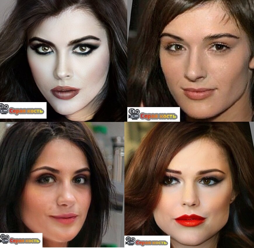 Коллаж из красоток-мужчин 😄😄