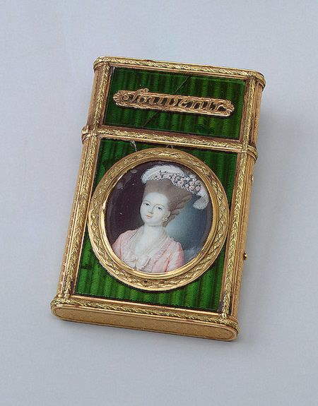 Карне с портретом Великой княгини Марии Фёдоровны, ок. 1780. (с) Из коллекции Государственного Эрмитажа