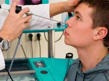 Прокол при гайморите.