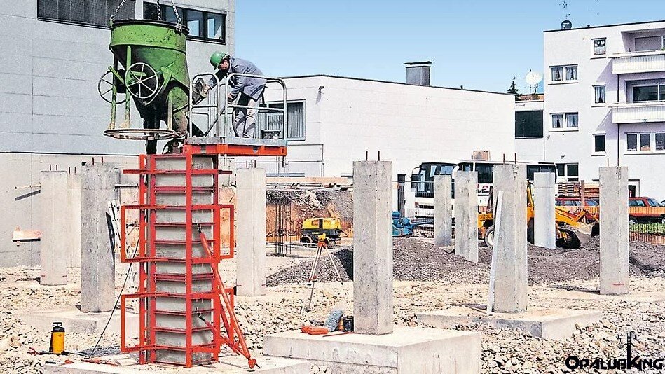 Монолитная опалубка для колонн