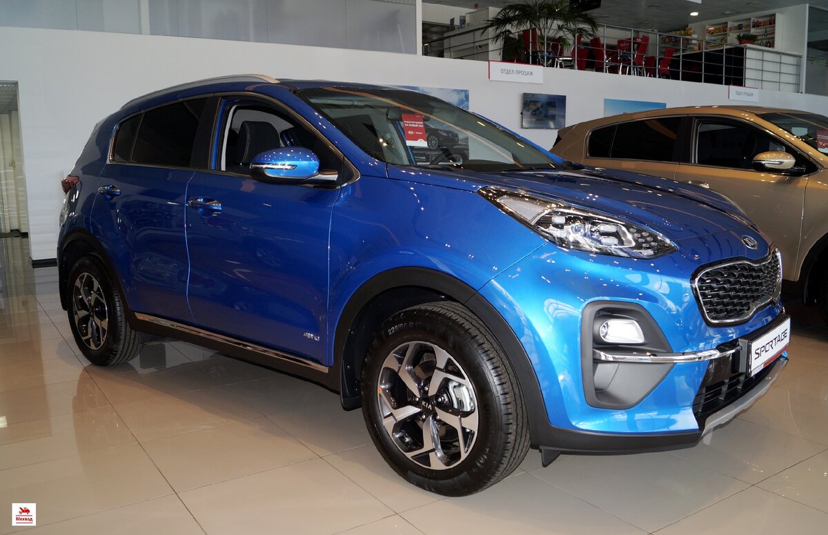 Автомобиль Kia Sportage четвёртого поколения рестайлинг 