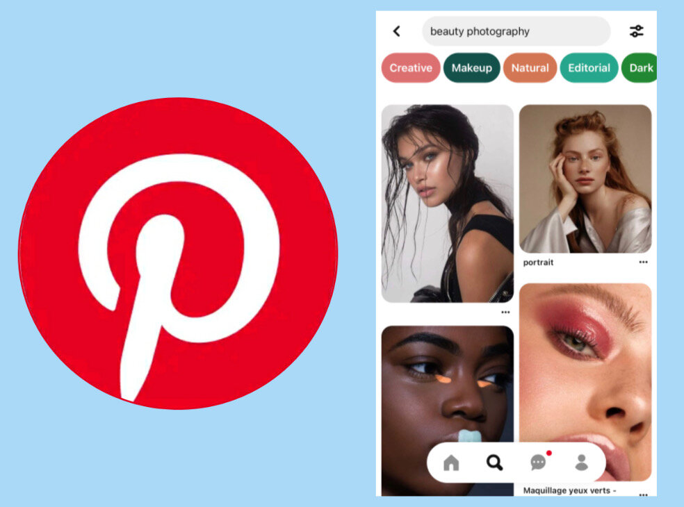 Приложение Pinterest на iOS