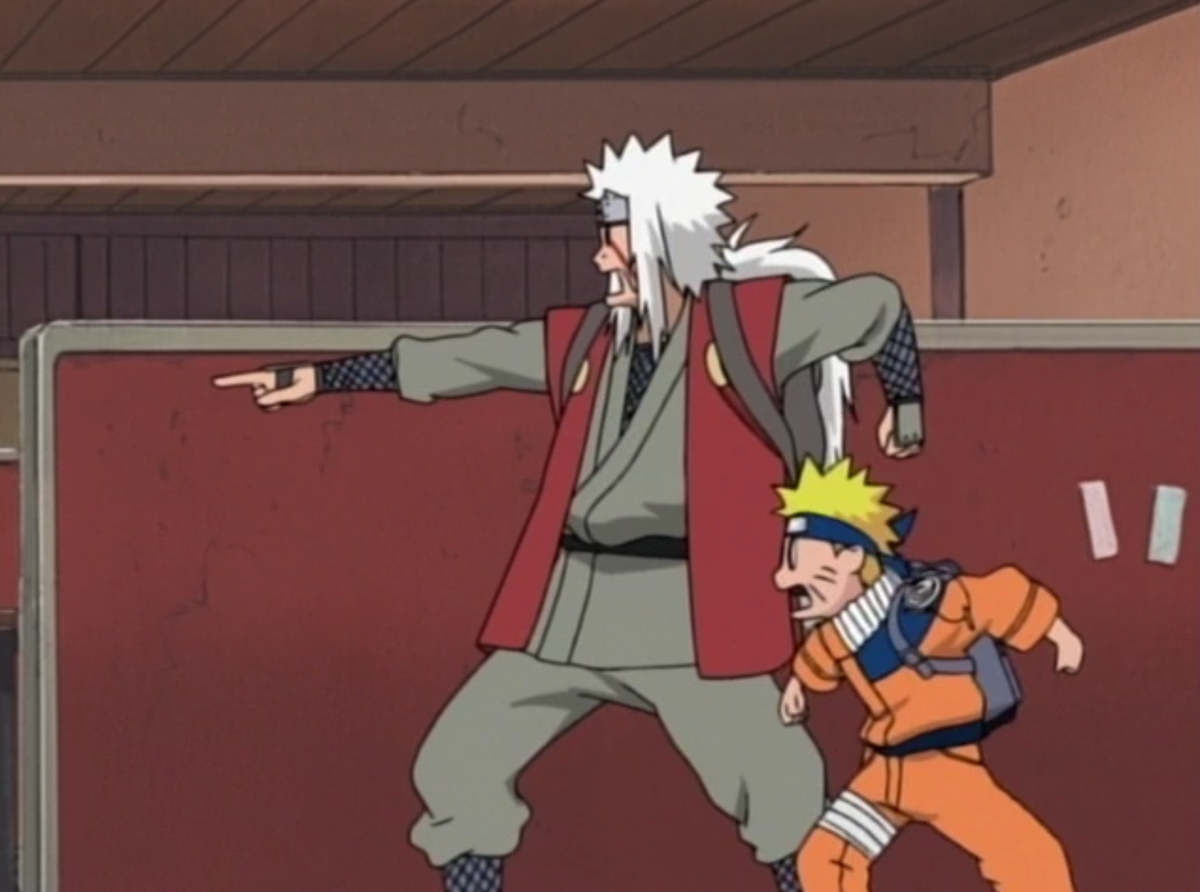 Использованы кадры из аниме "Наруто";