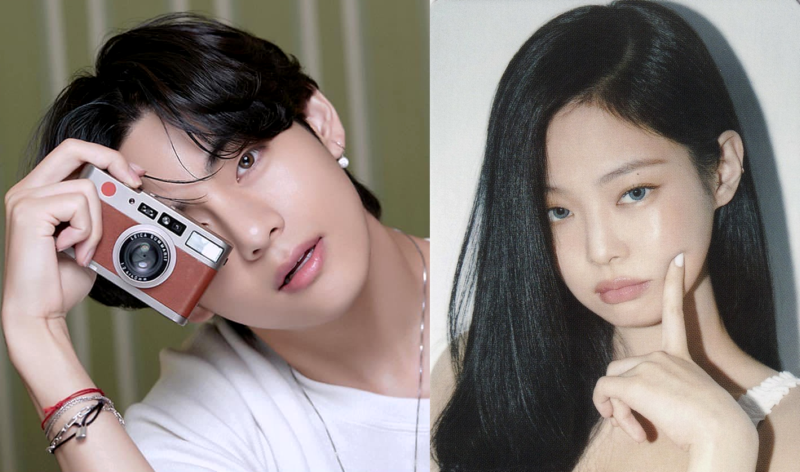 Kim Taehyung V BTS ft Jennie BLACKPINK