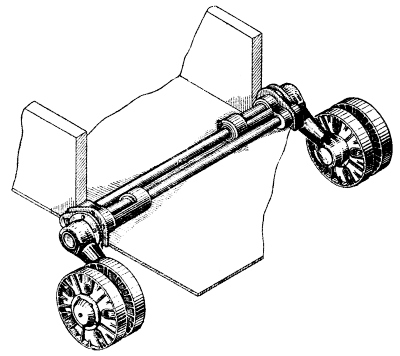 Торсионная подвеска тяжёлого танка ИС-2 (фото по запросу Торсионная подвеска).