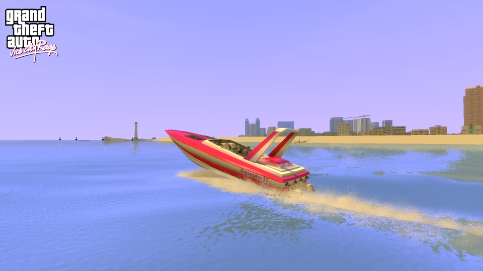 Скриншот из Vice City Rage.