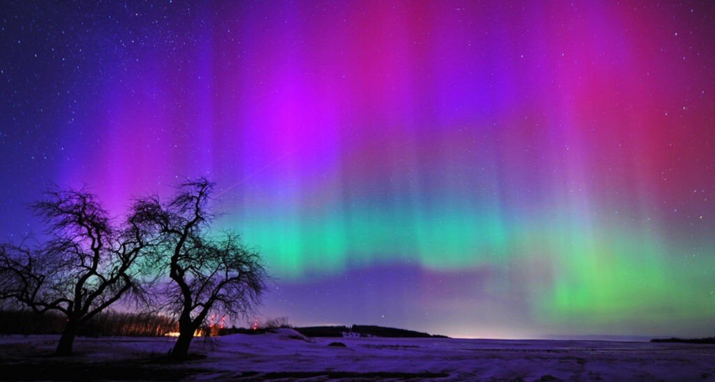 Красота северного сияния