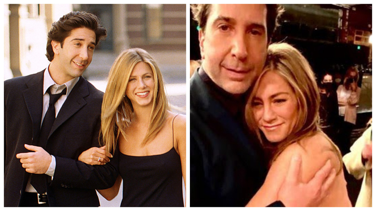 Рейчел и Росс: тогда и сейчас