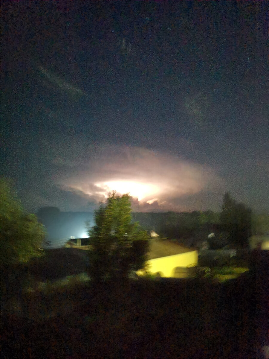 Зарница в августе 