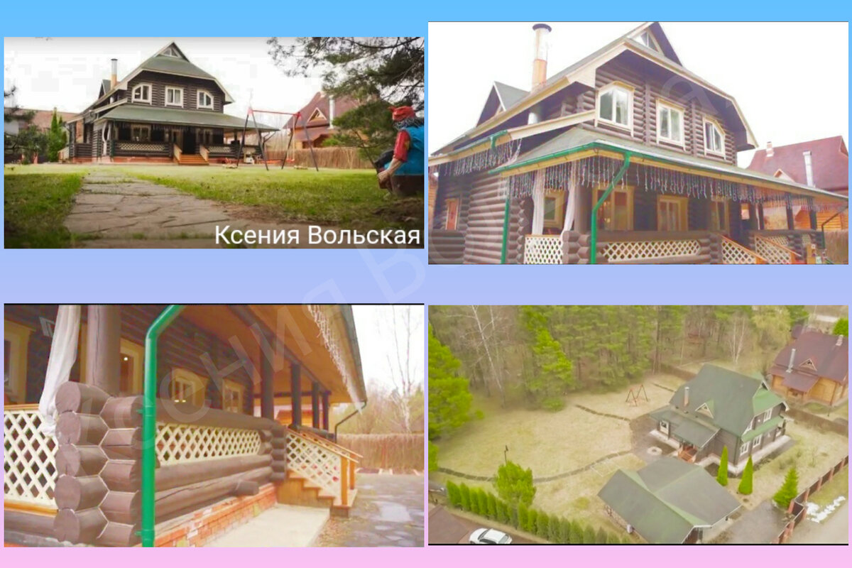 Так выглядит дача актрисы. Листайте вправо, чтобы увидеть внутреннее убранство деревянной избы