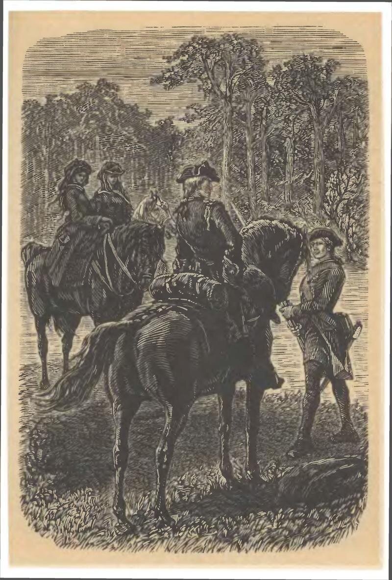 Иллюстрация к роману Ф.Купера "Последний из могикан".