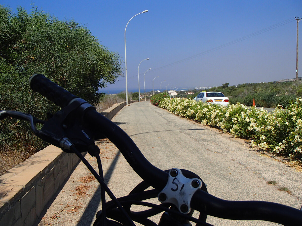 Дорога на мыс Греко с Айя-Напы 