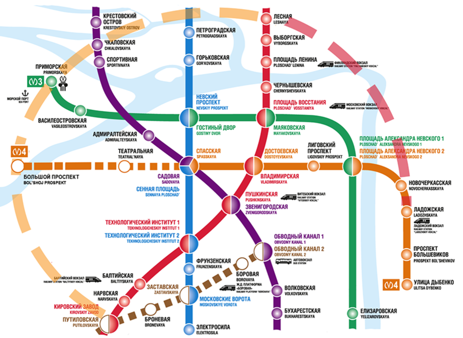 Проект развития метро спб