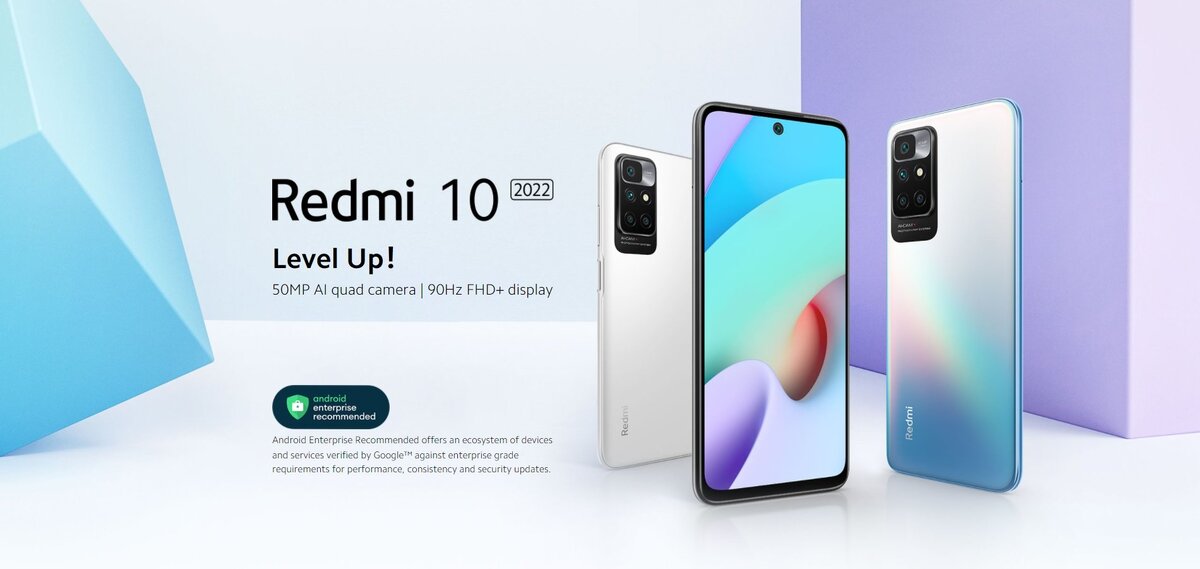 рекламный баннер смартфона Xiaomi Redmi 10 2022