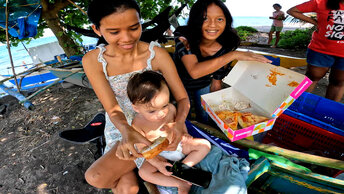 Филиппинцы угостили Юрчика пончиком, приехали в новое-старое место для дайвинга, подводный мир Филиппин