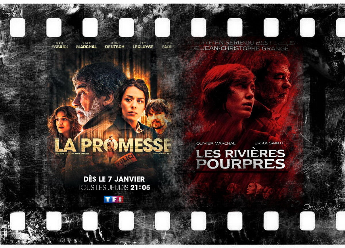 La Promesse, сериал, 2020–2021г.  Les Rivières pourpres, сериал, с 2018 г.
ФотоКоллаж Эльза Герм.