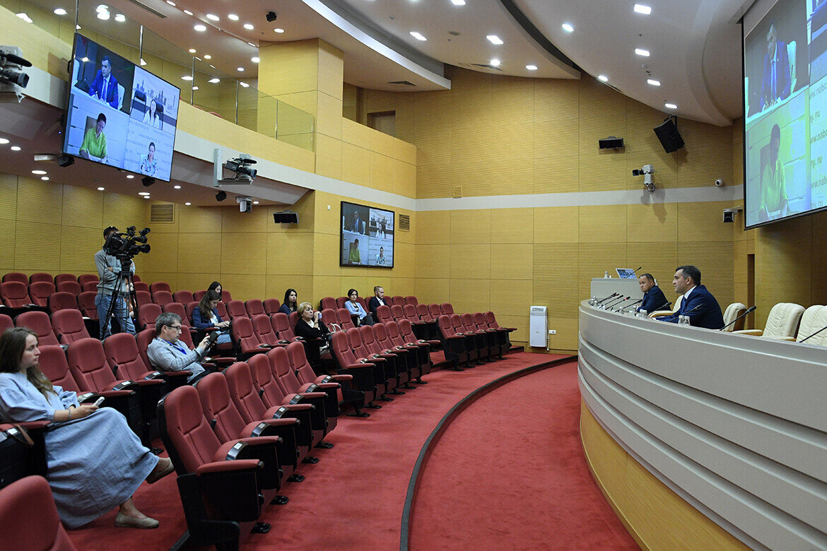 Первый брифинг нового министра здравоохранения Татарстана Марселя Миннуллина прошел сегодня в Доме Правительства РТ. Фото: prav.tatarstan.ru