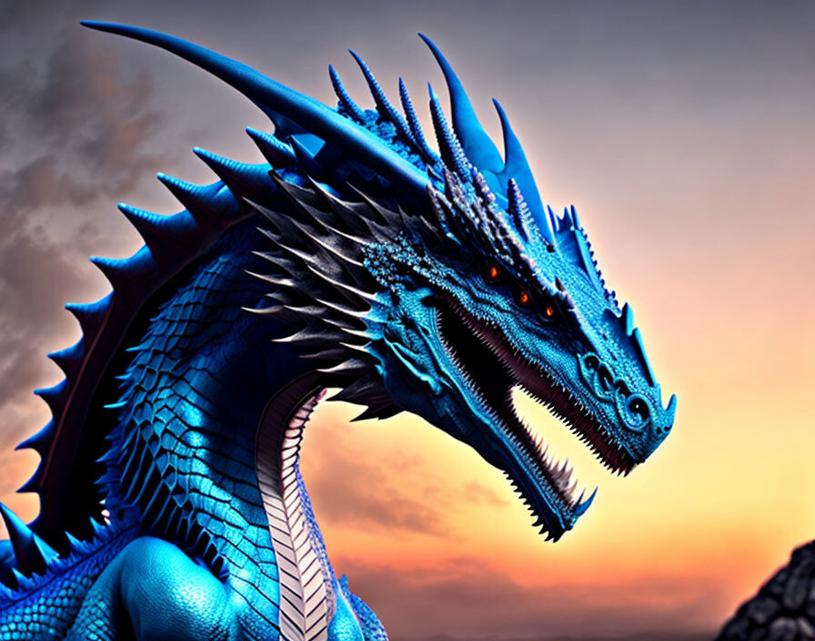 Дракон Визерион, сделано нейросетью.