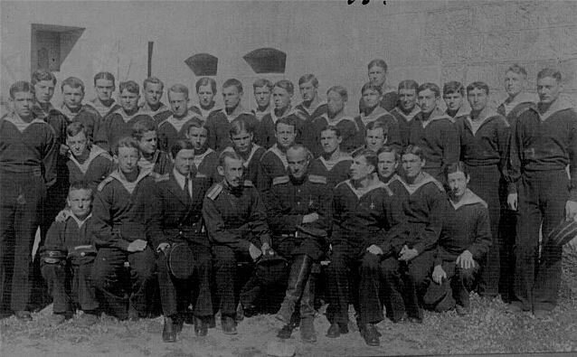 Первая рота Морского корпуса в Бизерте