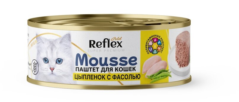 Reflex Gold с цыпленком и фасолью