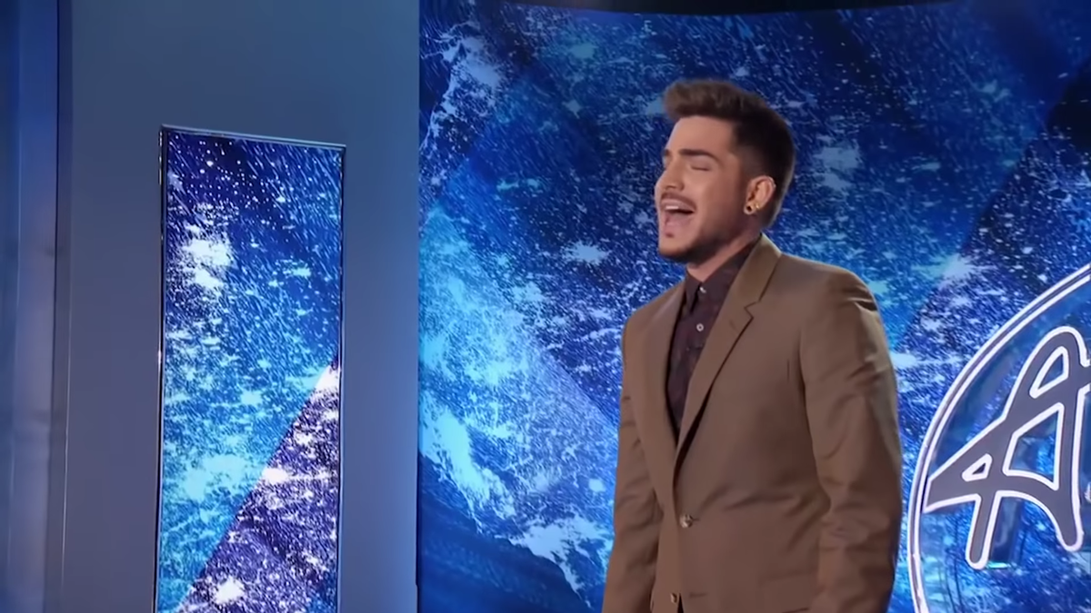 Адам Лэмберт на прослушивании в American Idol.