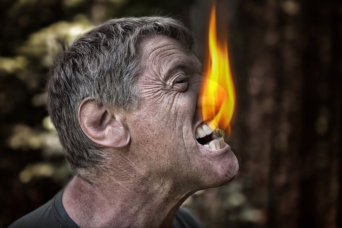 https://pixabay.com/photos/bite-fire-coal-angry-man-nature-2804444/