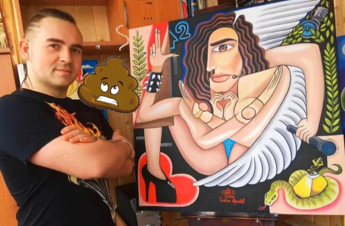 Апостол Ольги Бузовой - самая хайповая картина Кристиана Апостола