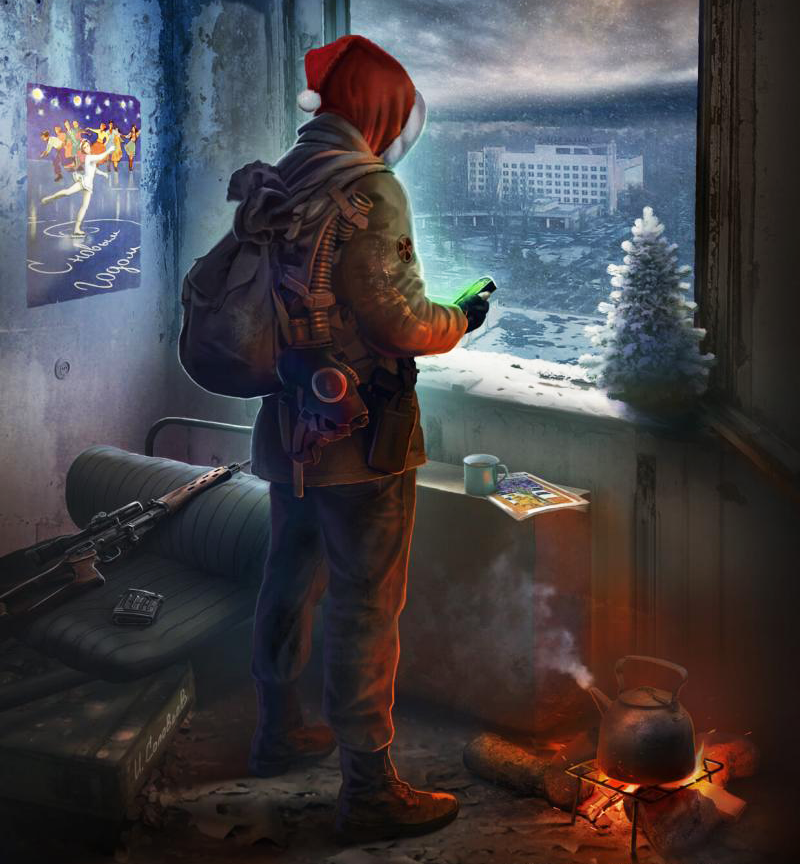 Арт на новый год от разработчика GSC
