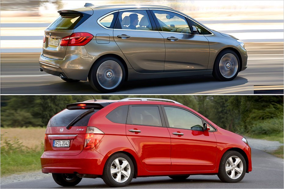 BMW 2-series Active Tourer и Honda FR-V.