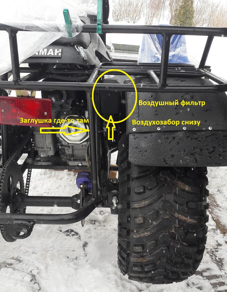 Вид сзади нового Трайка.