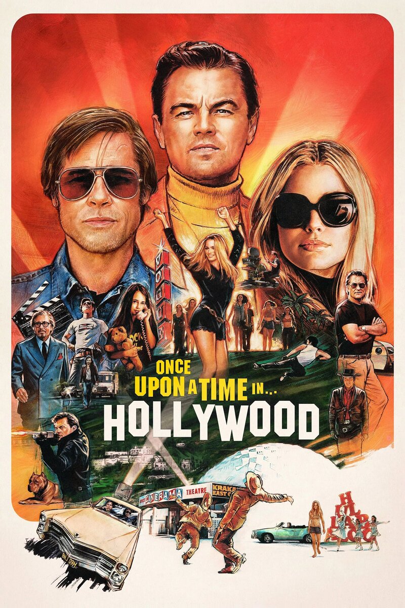 Официальный постер фильма «Однажды в... Голливуде». Источник theposterdb.com 