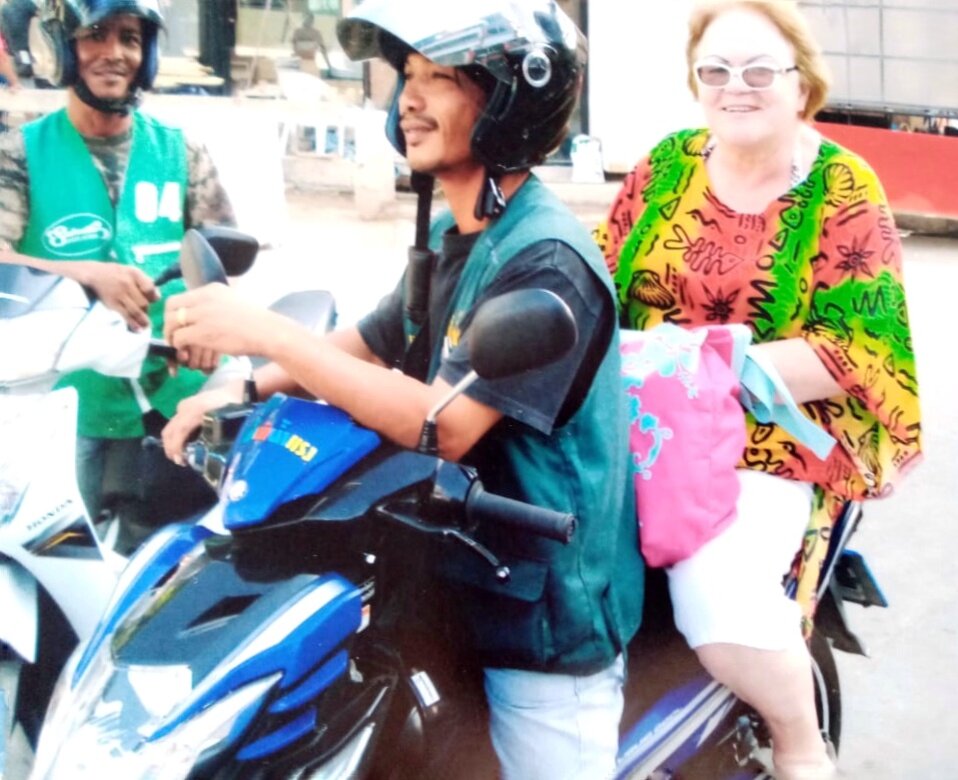 Подруга подбила прокатиться на байке
