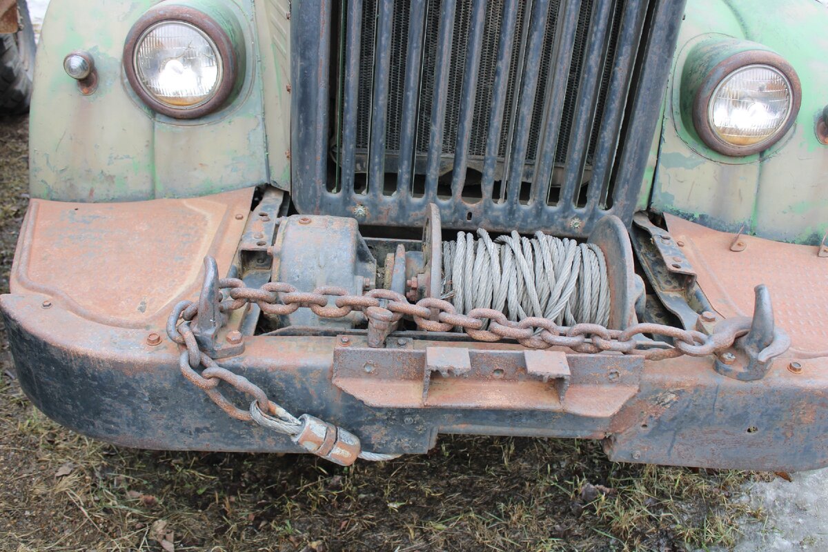ГАЗ-63 с лебедкой