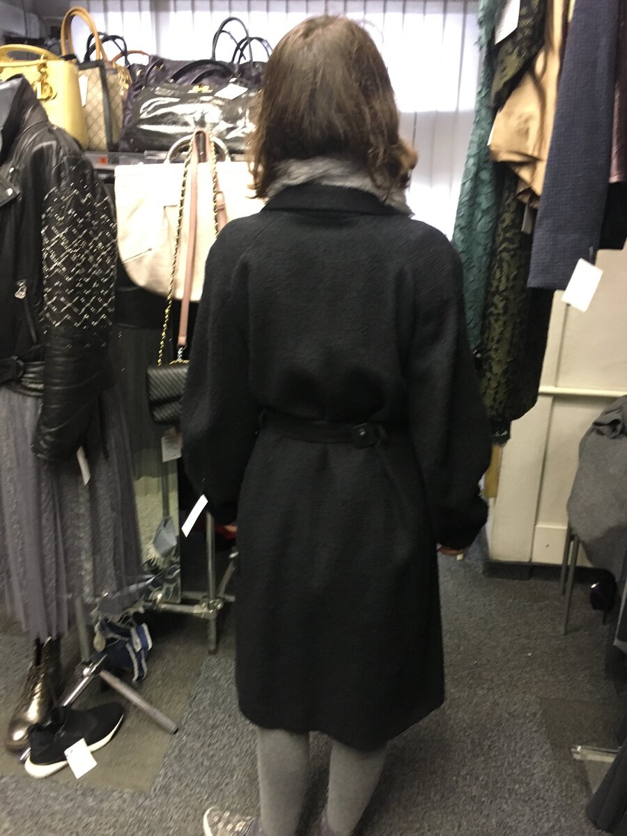 Пальто Dries van Noten сзади