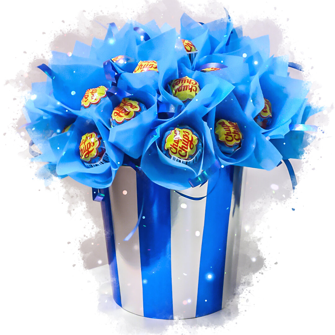 Пример оформления букета